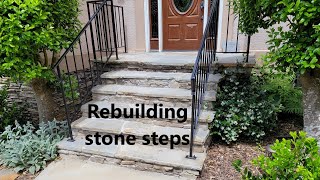 Flagstone steps