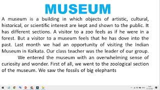 Essay on Museum in English | Ultimate Grow