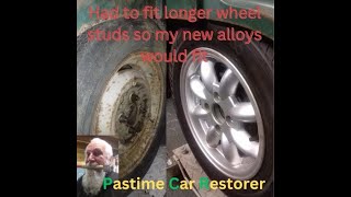 Austin A30 /35,How to fit longer wheel studs on a classic car.