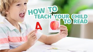 How to teach your child to read, learn ABC and English, English for preschoolers and Kindergarten