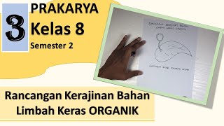 Prakarya Kelas 8 Semester 2 - Rancangan Kerajinan Bahan Keras Organik