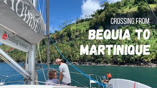 Island hopping from Bequia to Martinique ⛵️