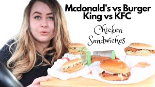 Comparing McDonalds, KFC & Burger King - Life Update