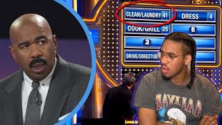 MOST SHOCKING FAMILY FEUD ANSWERS EVER! Reaction