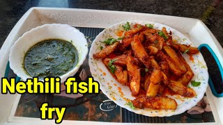 Nethili Fish fry| How to make fish fry |by faiza food Recipes.