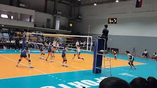 Battle for First! UAAP Season 85 High School Girls' Volleyball Tournament Third Set: Adamson vs NU