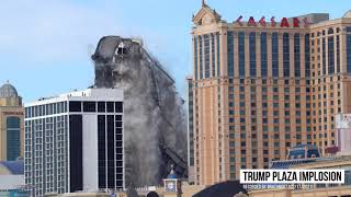 Trump Hotel and Casino implosion in 4K