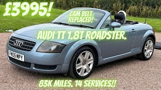 Audi TT 1.8T Roadster. Only 83k miles! Cam Belt Replaced! 14 Services!!!