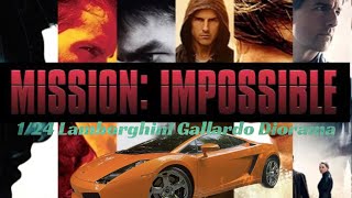 1/24 Mission: Impossible Lamborghini Gallardo Diorama