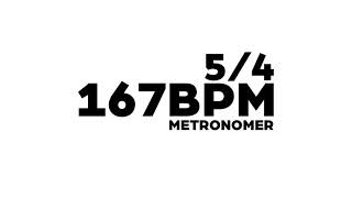 167 BPM Metronome 5/4