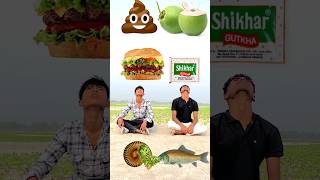 Eating game to biscuit, icecream, bargar vs insects, fresh, sekhar & potty to joker #shots #viral