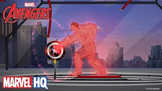 Captain America VERSUS Red Hulk! | Testing out Powers in the lab