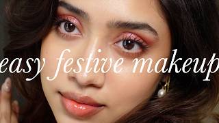 HOW TO: FESTIVE MAKEUP FOR DIWALI (AFFORDABLE!!)