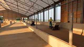 WeCover Lely Robot Barn Part I - Last Day Pouring Concrete! August 26, 2024