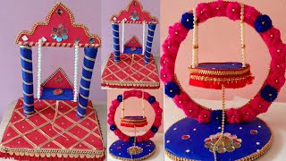 Janmashtami Special jhula making at home| How To Make Krishna Ji Jhula at Home | Jhula Making Idea/