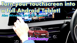 Turn your Kia EV6 or other Car with Carplay support into a full Android Tablet!