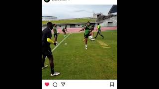 Reggae boyz training in Japan