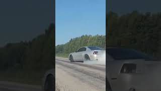 Mustang burnout!