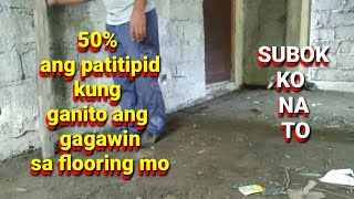 Paano makatipid sa pagawa ng flooring ng bahay