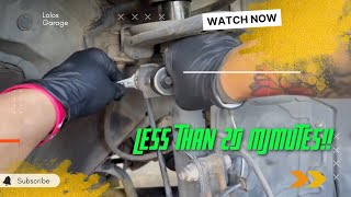 How to replace sway bar links Nissan Rogue 2007-12