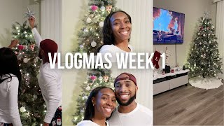 VLOGMAS Week 1: Decorating for Christmas, Mini Haul, Spotify Wrapped 2022, Getting Sick Again!