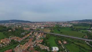 Vista Aerea a 360° di Pesaro da SantaVeneranda. Aerial view at 360 ° 1080p 60fps DJI Phantom3 pro