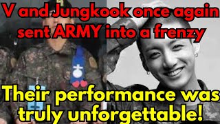 V and Jungkook once again sent ARMY into a frenzy with an unforgettable performance#bts #V #Jungkook