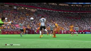 Steven Berghuis scores a goal after a great individual play on Netherlands - Argentina (FIFA23)