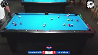 Brandon Mullis vs Runal Bhatt - 8 Ball Tournament - Loser Side - 7/13/24