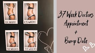 37 WEEKS PREGNANT BUMP DATE & DOCTORS APPOINTMENT | Vlogging My Day