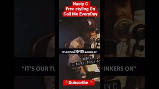 Nasty C Freestyles On CallMeEveryday Beat #callmeeveryday #chrisbrown #wizkid #nastyc