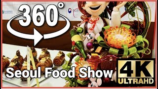 360 VR Video - Seoul Korea Food Week and Desert Show COEX Convention Center Event 2022