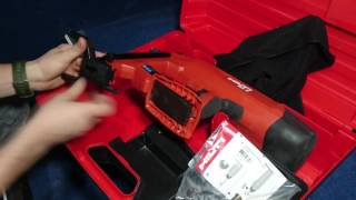 Распаковка минимальной комплектации монтажного пистолета BX3  от Hilti