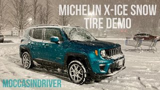 POV Michigan winter driving during State Emergency | Michelin X-ICE SNOW tires