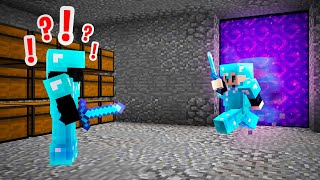 Me INFILTRÉ en su BASE por el PORTAL del NETHER en Minecraft HCF! 😱