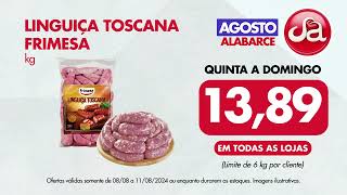 MEGA OFERTAS IMBATÍVEIS DA REDE ALABARCE PARA VOCÊ DE 08/08 A 11/08