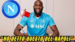 FANTASTICO! GUARDA COSA HA DETTO ROMELU LUKAKU DEL NAPOLI!