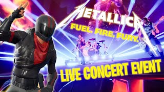 Metallica x Fortnite: Fuel Fire Fury Live Concert Event!! HD No Commentary Gameplay. (Epic Settings)