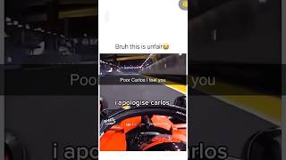 Poor Carlos Sainz 😂 #trending #formula1 #fypシ #f1 #carlossainz