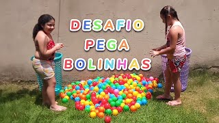 DESAFIO DAS BOLINHAS COLORIDAS #Brincadeiras #desafio