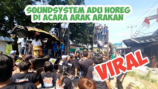 Momen langka dua soundsystem adu horeg‼️ arak arakan mundu mesigit