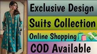 Exclusive Design of Suits collection 💃Partywear Suits Collection 😍 Online Shopping🛍️💸