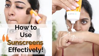 Sunscreen Types & How to Use them Effectively!  | The Derma Co Sunscreen Powder, Gel & Serum Review