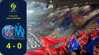 🔴🔵PARIS SG 4-0 MARSEILLE⚪🔵 : Ambiance d'avant match 6ᵉ journée de Ligue 1 Uber Eats 2023/2024