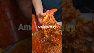 LOBSTER SAMBAL BRUTAL #shorts #streetfood #streetfoodindonesia #tiktok #viral #crab #lobster