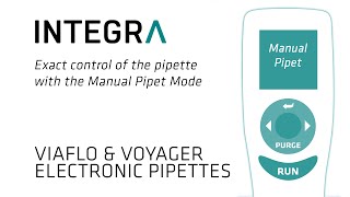 How to measure a liquid volume with electronic pipettes