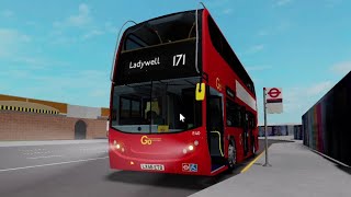 (London & Catford Roblox) E40 (LX56ETD) at Lewisham Station (Routes 21/321)