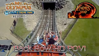 HADES 360° BACK ROW HD POV | MT. OLYMPUS THEME PARK AND RESORT 2020