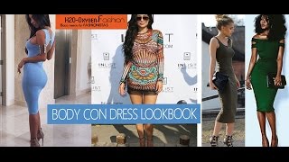 Body Con Dresses Styled - Outfit Ideas LookBook