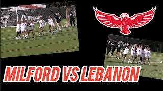 Milford vs. Lebanon, High School Girls Lacrosse Highlights